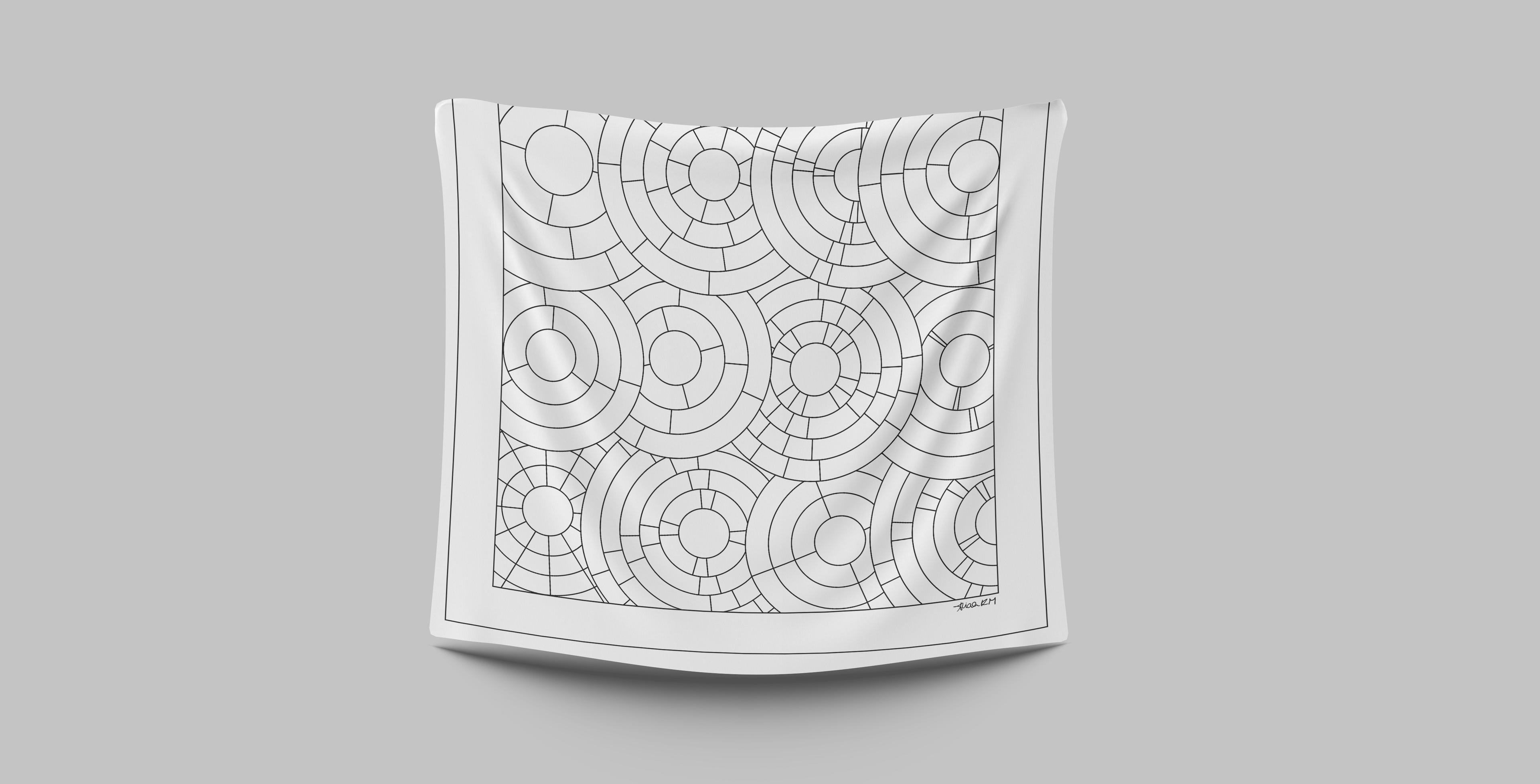 scarf mockup